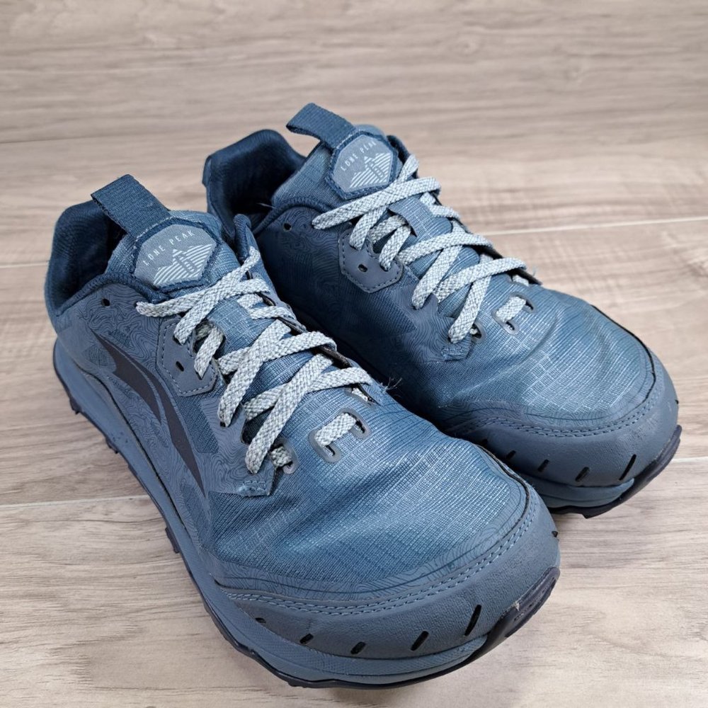 Altra Womens Lone Peak 6 AL0A548E446 Blue Running Shoes Sneakers Size 8